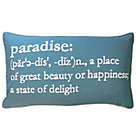 Alternate image 0 for Paradise Definition Oblong Throw Pillow in Blue