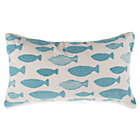 Alternate image 1 for Paradise Definition Oblong Throw Pillow in Blue