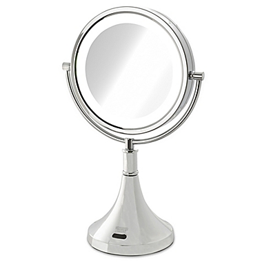 Sharper Image LED Sensor 8X Mirror in Chrome. View a larger version of this product image.