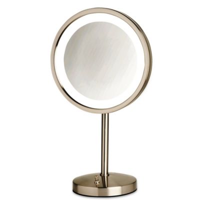 tabletop makeup mirror with lights