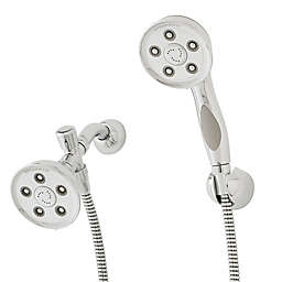 Caspian™ Anystream® Hand Shower and Showerhead Combination in Polished Chrome