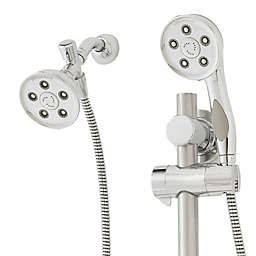 Caspian™ Anystream® ADA Slide Bar Hand Shower and Showerhead Combination in Polished Chrome