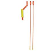 FlexiSnake Drain Weasel Hair Clog Tool in Orange