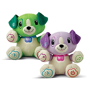 LeapFrog&reg; My Pal Scout or My Pal Violet Personalized Plush Learning Toys. View a larger version of this product image.