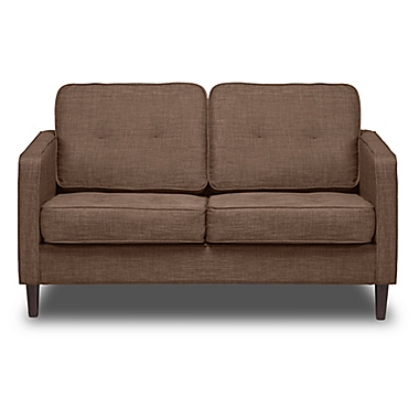 Sofa 2 Go Franklin Loveseat in Sandstone. View a larger version of this product image.