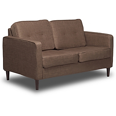 Sofa 2 Go Franklin Loveseat in Sandstone. View a larger version of this product image.