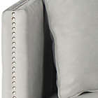 Alternate image 3 for Safavieh Sarah Tufted Settee with Pillows in Grey