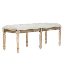 Safavieh Rocha Tufted Bench in Grey