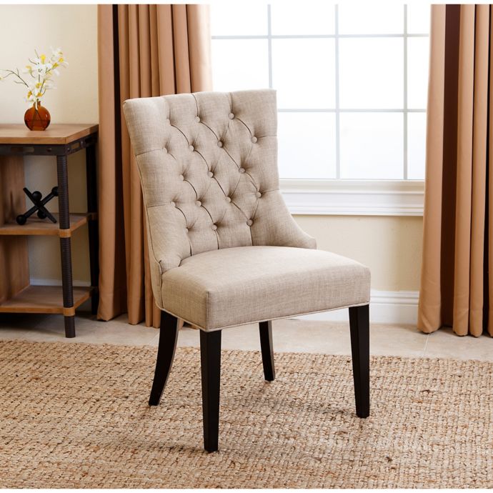 Abbyson Living® Tivoli Tufted Dining Chair In Beige Bed Bath And Beyond