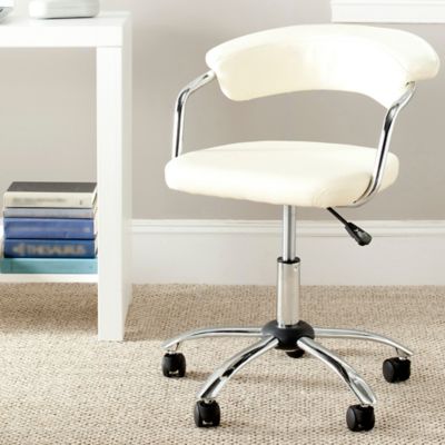 Safavieh Pier Desk Chair in Cream