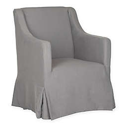Safavieh Sandra Slipcover Chair in Arctic Grey