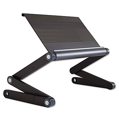 Uncaged Ergonomics Workez Executive Adjustable Laptop/Tablet Stand in Black. View a larger version of this product image.