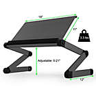 Alternate image 1 for Uncaged Ergonomics Workez Executive Adjustable Laptop/Tablet Stand in Black