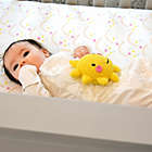 Alternate image 2 for Hello Spud Organic Cotton Jersey Rainbows Fitted Crib Sheet in Yellow