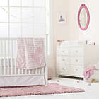 Alternate image 3 for Hello Spud Organic Cotton Jersey Heart Fitted Crib Sheet in Pink