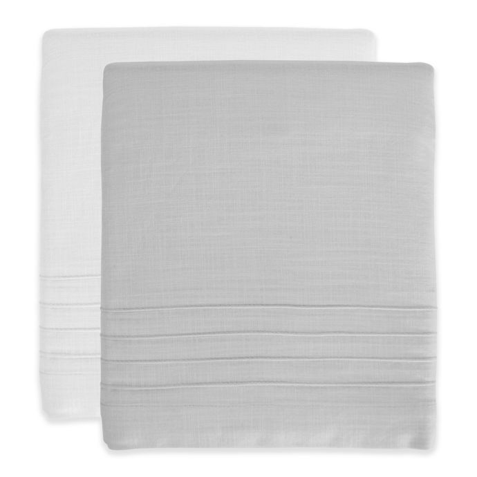 Hello Spud Shore Lines Pintuck Crib Skirt Buybuy Baby