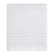Hello Spud Shore Lines Pintuck Crib Skirt in White