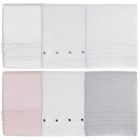 Alternate image 2 for Hello Spud Shore Lines Pintuck Crib Skirt in White