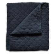 Hello Spud Diamond Stonewash Quilt in Navy