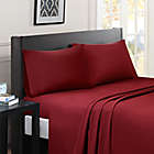 Alternate image 0 for Madison Park Essentials Micro Splendor Twin Sheet Set in Red