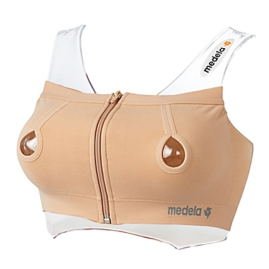 Medela&reg; Easy Expression&trade; Small Bustier in Nude. View a larger version of this product image.