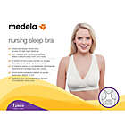 Alternate image 2 for Medela&reg; Small Nursing Sleep Bra in White