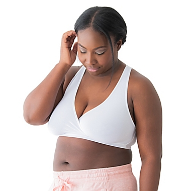 Medela&reg; Small Nursing Sleep Bra in White. View a larger version of this product image.