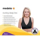 Alternate image 2 for Medela&reg; Medium Nursing Sleep Bra in Black