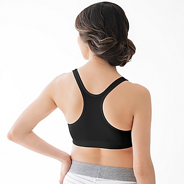 Medela&reg; Small Nursing Sleep Bra in Black. View a larger version of this product image.