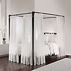 Alternate image 3 for Tie Sheer Bed Canopy Curtain Set in White