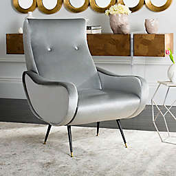 Safavieh Elicia Accent Chair in Light Grey