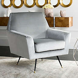 Safavieh Nynette Chair in Light Grey