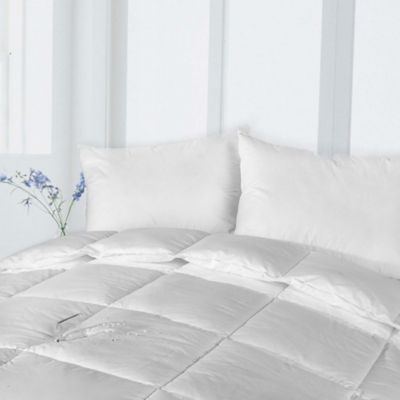 Clean Living Cotton Stain and Water Resistant Down Alternative Full/Queen Comforter in White