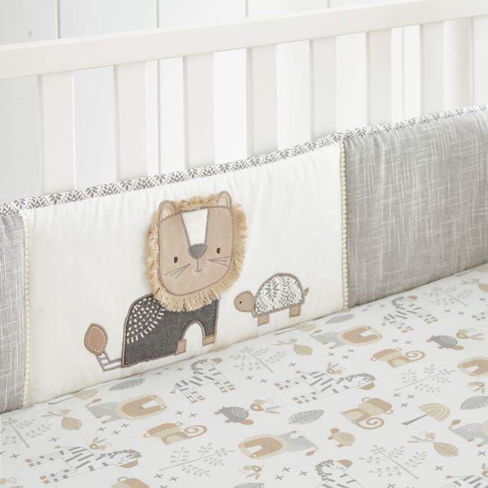 Levtex Baby Kenya 4 Piece Crib Bumper Set In Grey Bed Bath Beyond