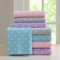 Mi Zone Polka Dot Sheet Set in Aqua