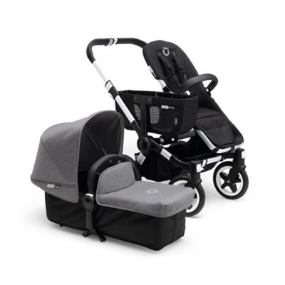 bugaboo donkey sun canopy grey melange