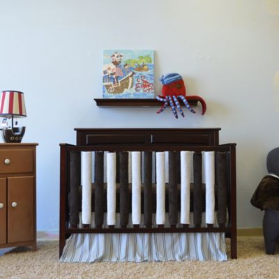 Go Mama Go Designs&reg; Crib Bedding Collection in Blue/Chocolate