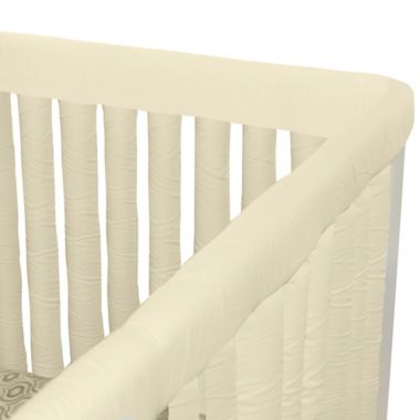 Go Mama Go 30-Inch x 6-Inch Crib Rail Guards in Ivory (Set of 2). View a larger version of this product image.