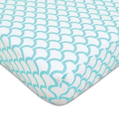 aqua crib sheets