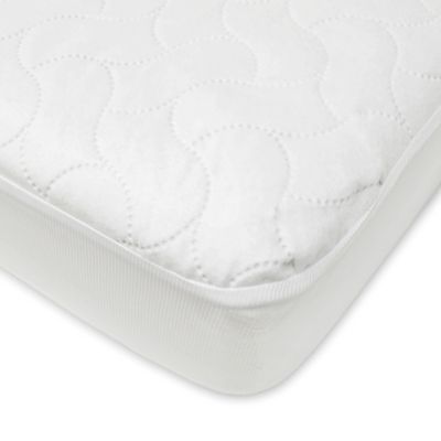 Photo 1 of American Baby Company Waterproof Fitted Crib and Toddler Protective Mattress Pad Cover, White (Pack of 1), for Boys and Girls
