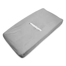 American Baby Company® Heavenly Soft Chenille Contoured Changing Pad Cover in Grey