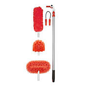 OXO Good Grips&reg; Long Reach Dusting System in White/Red