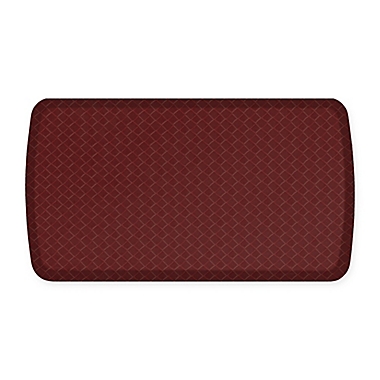 GelPro&reg; Elite Basketweave 20-Inch x 36-Inch Kitchen Mat in Cranberry. View a larger version of this product image.