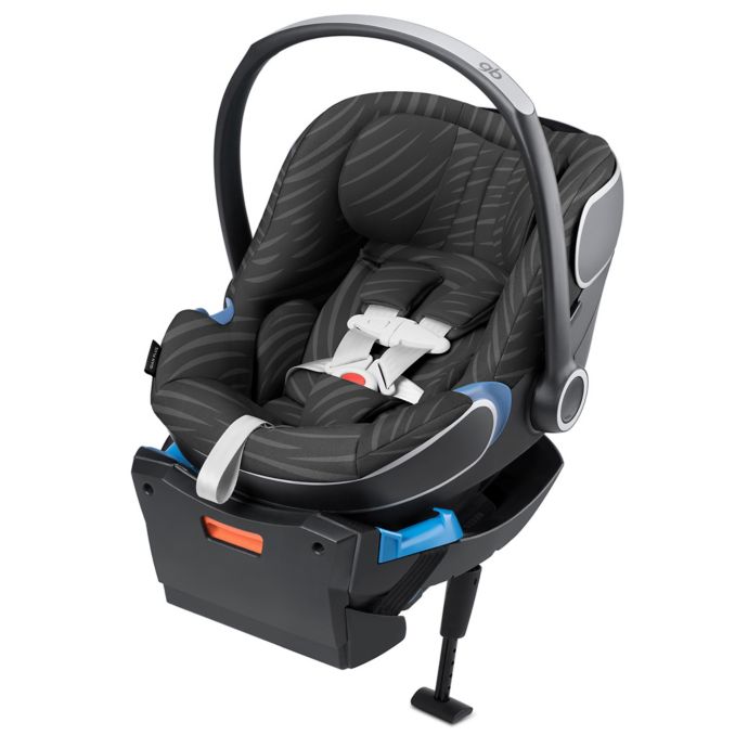 Gb Idan Baby Plus Infant Car Seat With Load Leg Base In Lux Black