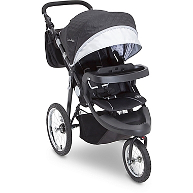 J is for Jeep Cross Country Sport Plus Jogger Stroller in Charcoal by Delta Children. View a larger version of this product image.