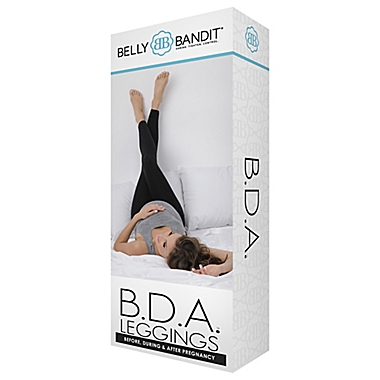 Belly Bandit B.D.A.&trade; Medium Maternity Legging in Black. View a larger version of this product image.
