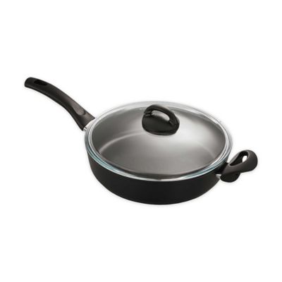 large non stick saute pan with lid