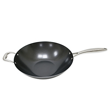 Nonstick 14-Inch Wok with Cast Steel Handles. View a larger version of this product image.