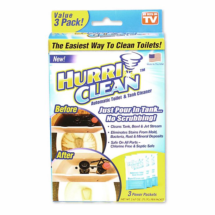 hurriclean automatic toilet and tank cleaner