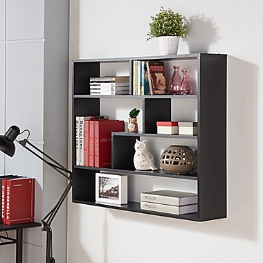 Danya B. Large Rectangular Wall-Mounted Shelf Unit. View a larger version of this product image.